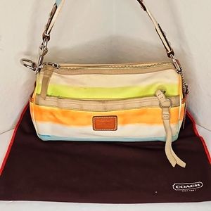 Authentic Vintage Coach Watercolor Bag